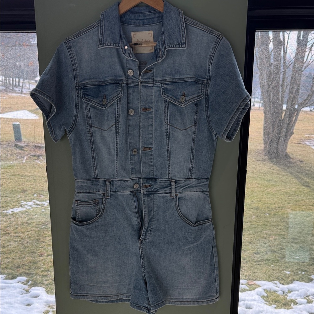 Altar'd State Denim Jumpsuit